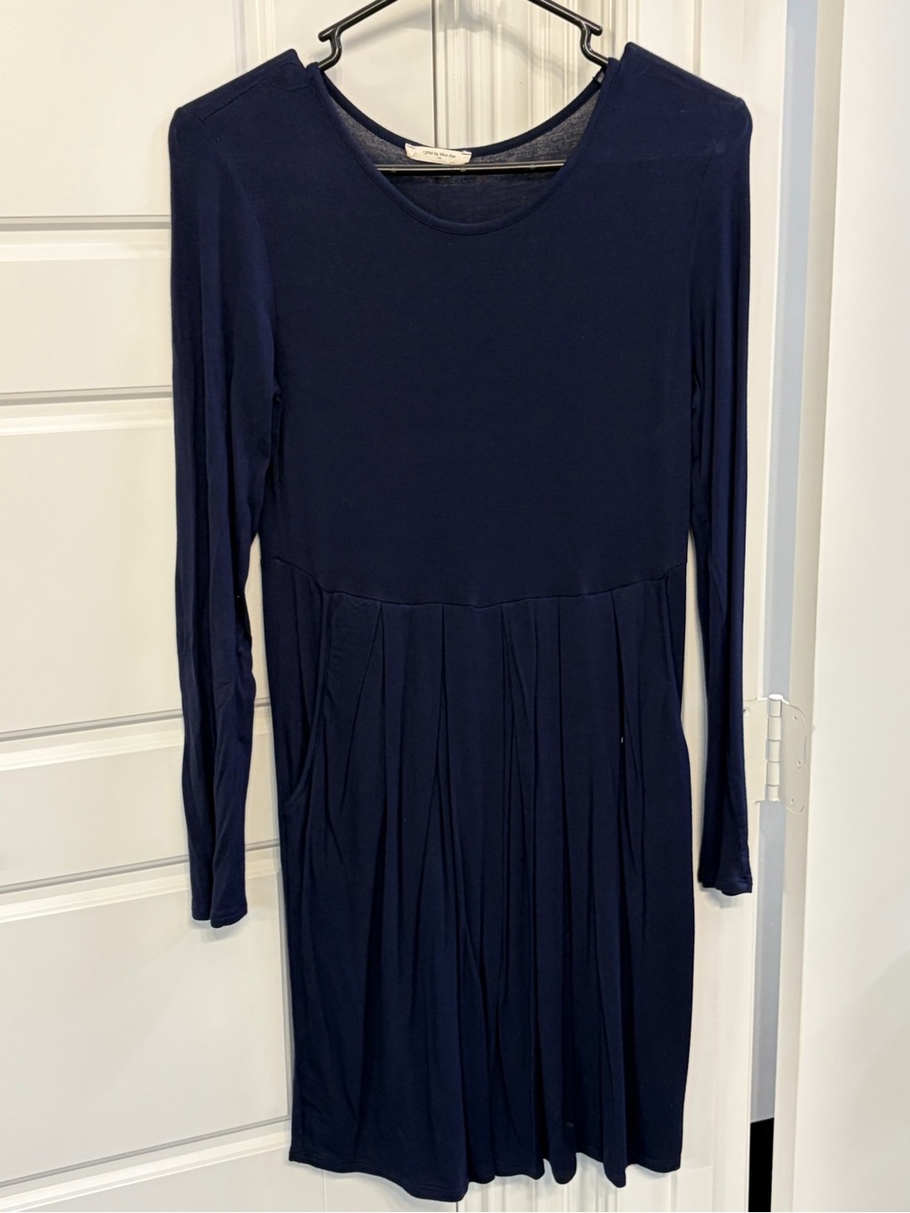 Women's Long Sleeve Navy Dress